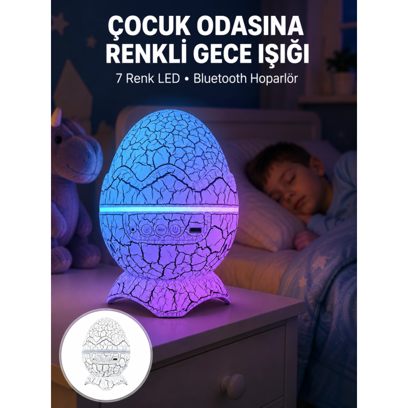 Dinazor Yumurta Gece Lambası Yeni Nesil Dinazor Yumurta Gece Lambası Yeni Nesil
