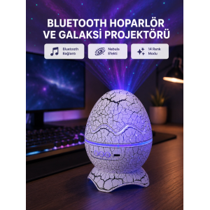 Dinozor Yumurta Gece Lambası Projektör – 14 Renk Seçeneği
