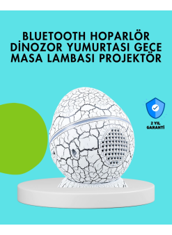 Dinozor Yumurtası Tasarımlı Gece Lambası – Müzik Ve Işık Senkronizasyonlu