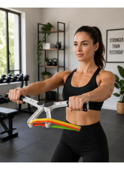 Direnç Bantlı Kol Göğüs Omuz Egzersiz Aleti Evde Fitness Seti