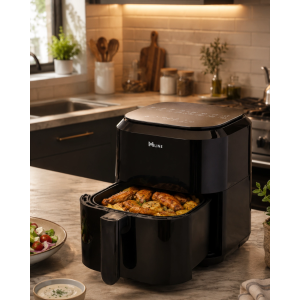 Dokunmatik Air Fryer 4 Litre Yağsız Fritöz 1360w Güçlü Pişirme