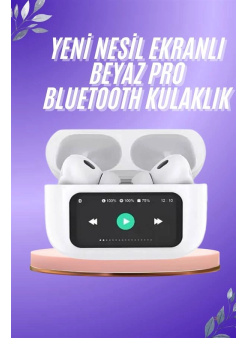 Dokunmatik Ekranlı Anc/enc Yeni Nesil Pro Bluetooth Kulaklık Dokunmatik Ekran