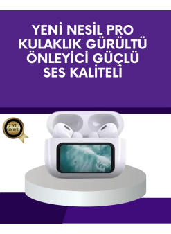 Dokunmatik Ekranlı Bluetooth Kulaklık Anc Gürültü Önleme Suya Dayanıklı