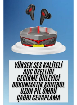 Dokunmatik Kontrol Tws Işıklı Kulakiçi Bluetooth Kulaklık Kablosuz  Kulaklığı