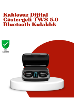 Dokunmatik Kontrollü Abs Malzemeli Bluetooth Kulaklık + Yüksek Kapasiteli Kutu
