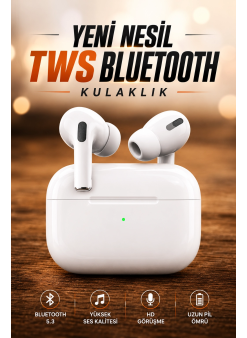 Dokunmatik Kontrollü Kablosuz Kulaklık İos Ve Android Uyumlu