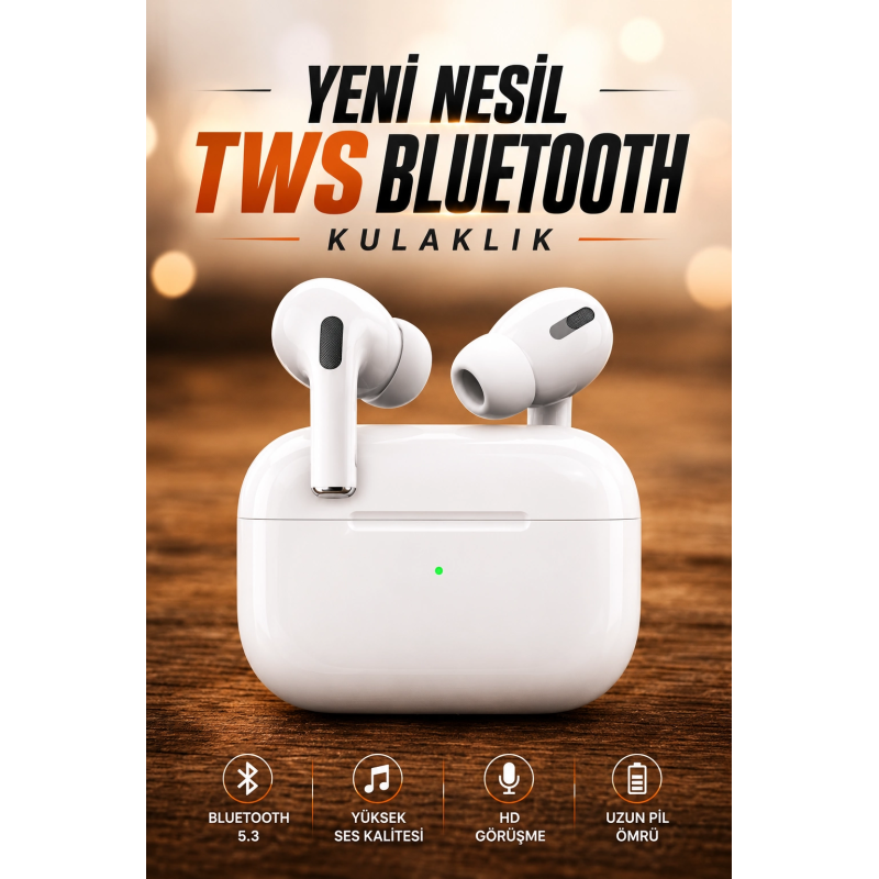 Dokunmatik Kontrollü Kablosuz Kulaklık İos Ve Android Uyumlu Dokunmatik Kontrollü Kablosuz Kulaklık İos Ve Android Uyumlu