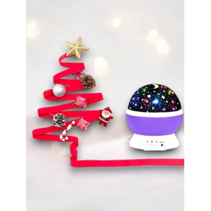 Dönen Renkli Gökyüzü Projektörlü Gece Lambası