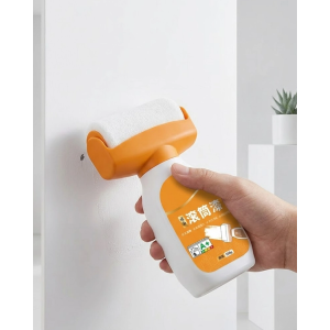 Duvar Rötuş Boya Rulosu 2si 1 Arada Hazneli Hızlı Kuruyan Yama Fırçası