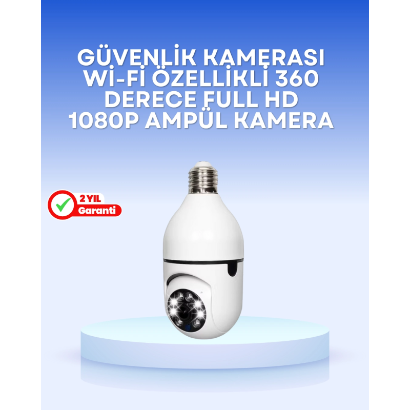 Duy Uyumlu Akıllı Güvenlik Kamerası – Basit Kurulum Ve Net Görüntü Duy Uyumlu Akıllı Güvenlik Kamerası – Basit Kurulum Ve Net Görüntü