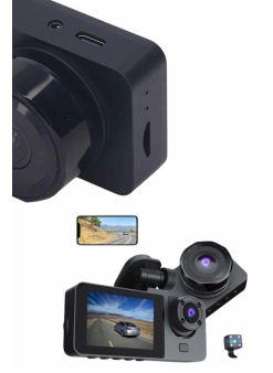 Dvr Araç İçi Kamera Hareket Algılayabilen 1080p Carplay Video Kaydedici
