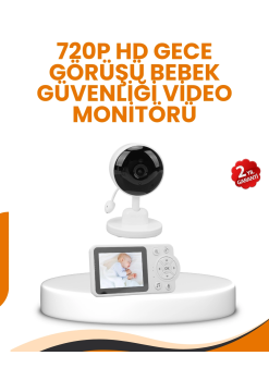 Ebeveyn Kontrollü 2.8 İnç Bebek Monitörü Güvenli İzleme