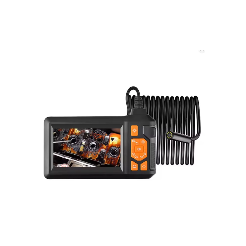 Ekranlı 3 Kameralı 10 Mt Hafıza Kart Destekli Sert Kablo Yılan Endoskop Kamera 8 Mm 4.3 Inc Ekranlı 3 Kameralı 10 Mt Hafıza Kart Destekli Sert Kablo Yılan Endoskop Kamera 8 Mm 4.3 Inc
