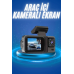 Ekranlı Sürüş Kaydedici Dvr Ön Ve Arka Kameralı Full Hd Çözünürlüklü