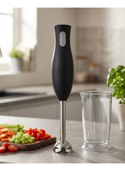 El Blenderı Paslanmaz Çelik Metal Ayaklı Ergonomik Tasarımlı Mutfak Blender
