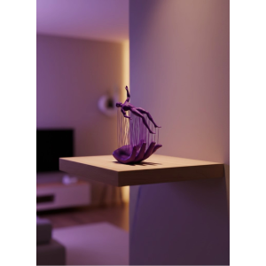 El İnsan Figürü Mor Modern Sanatsal Biblo Soyut Tasarım Salon Ve Ofis Dekoru