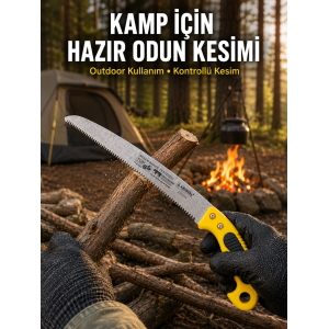 El Tipi Bahçe Bıçkısı Dayanıklı Çelik Kesim Testeresi