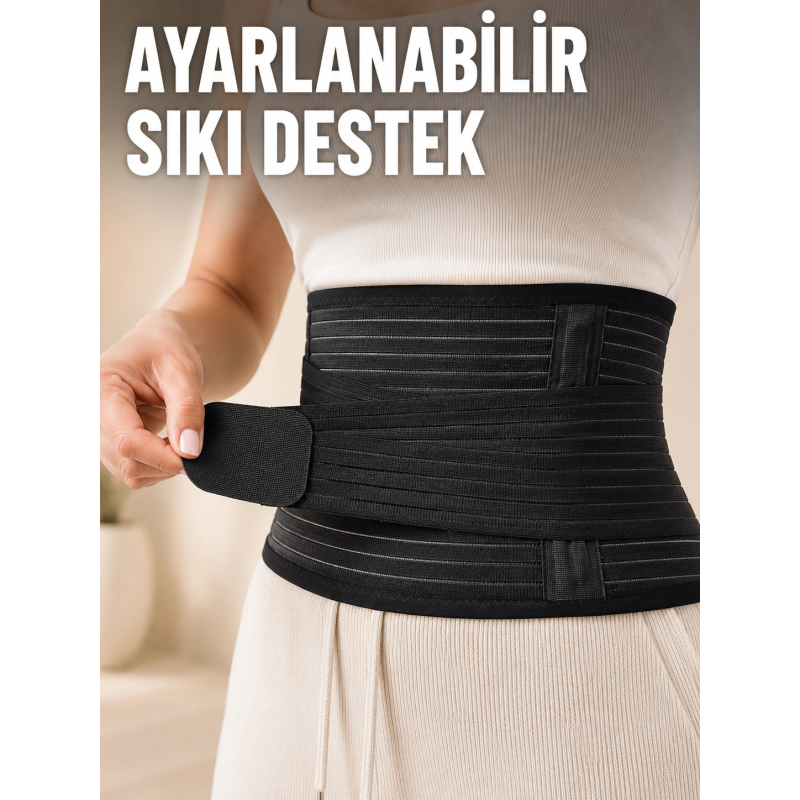 Elastik Bel Destek Korsesi Ayarlanabilir Cırtlı Sıkma Bantlı Bel Kemeri Elastik Bel Destek Korsesi Ayarlanabilir Cırtlı Sıkma Bantlı Bel Kemeri