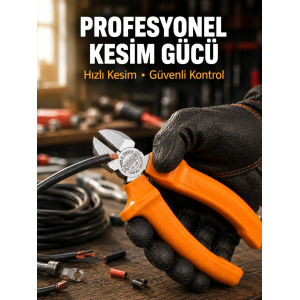 Elektrik Ve Teknik Çalışmalar İçin Profesyonel Dövme Çelik Yan Keski
