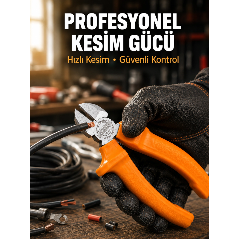 Elektrik Ve Teknik Çalışmalar İçin Profesyonel Dövme Çelik Yan Keski Elektrik Ve Teknik Çalışmalar İçin Profesyonel Dövme Çelik Yan Keski