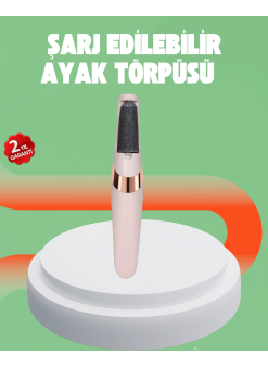 Elektrikli Ayak Törpüsü Usb Şarjlı Nasır Ve Kallus Giderici