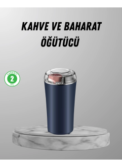 Elektrikli Kahve Ve Baharat Öğütücü – Güçlü Motor, Paslanmaz Çelik Gövde, Kolay Temizlik