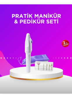 Elektrikli Manikür Ve Pedikür Matkap Seti – Ayarlanabilir Hız, Ergonomik Ve Sessiz