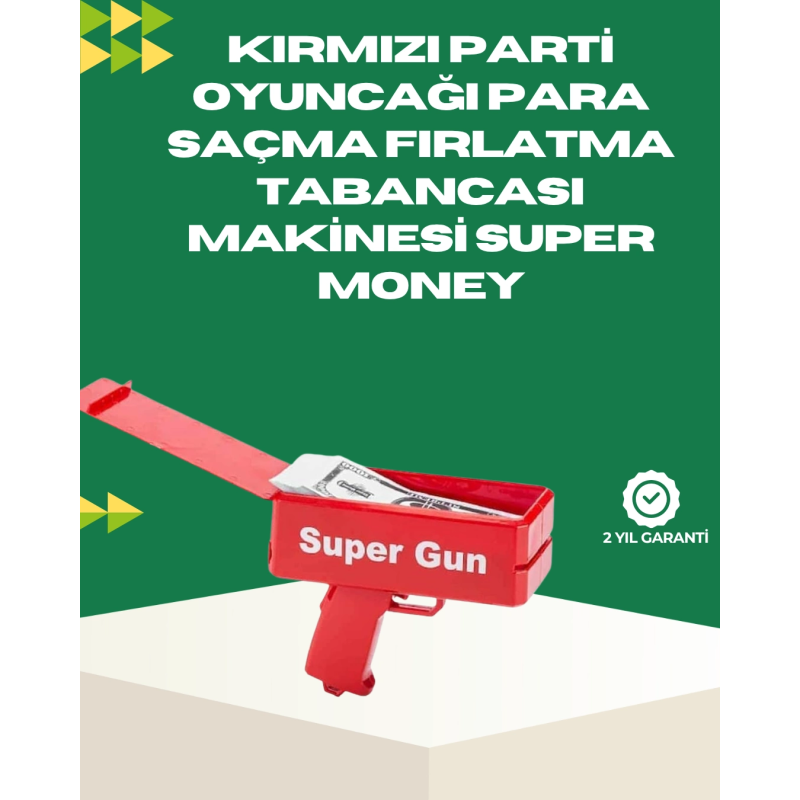 Elektrikli Money Gun Oyuncak Parti Tabancası Elektrikli Money Gun Oyuncak Parti Tabancası