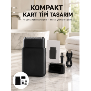 Elektrikli Tıraş Aleti – Hassas Kesim, Kolay Temizlik, Cilt Dostu Yeni Nesil