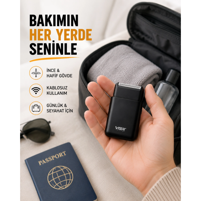 Elektrikli Tıraş Makinesi Çift Başlıklı Ultra İnce Tasarım Elektrikli Tıraş Makinesi Çift Başlıklı Ultra İnce Tasarım