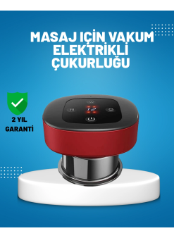 Elektrikli Vakumlu Çukurluk Masaj Aleti Isıtmalı Ve Kırmızı Işıklı Terapi Seti