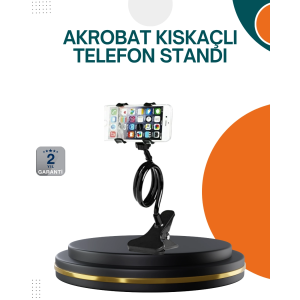 Eller Serbest Kullanım Sağlayan Masaüstü Telefon Tutucu