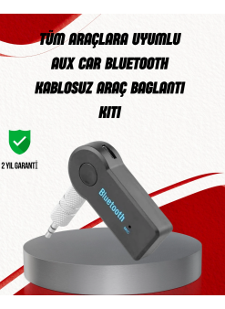 Eller Serbest Özellikli Bluetooth Aux Araç Kiti