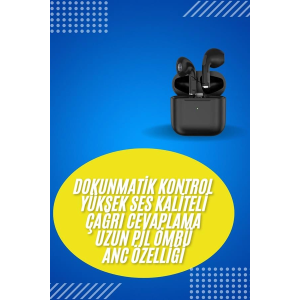 En Çok Tercih Edilen Bluetooth Kulaklık Mikrofonlu Silikonsuz Dokunmatik Kontrol