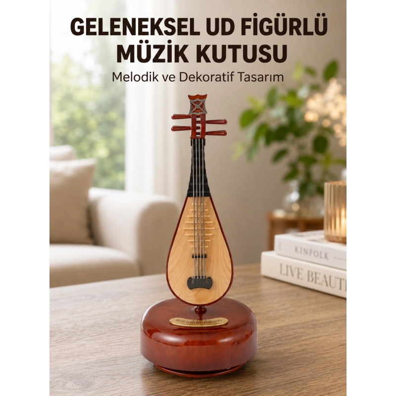 Enstrüman Şeklinde Müzik Kutusu Lüt Tasarım Melodious Music Enstrüman Şeklinde Müzik Kutusu Lüt Tasarım Melodious Music