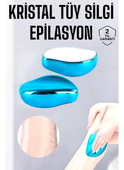 Epilasyon Aleti Bacaklar Kollar İçin Yıkanabilir Kristal Epilatör Tüy Silgi