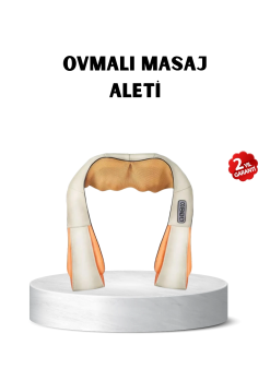 Ergonomik Ovmalı Masaj Aleti – Isıtmalı, Yoğurmalı, Boyun Ve Bel Rahatlatıcı Masaj Makinesi