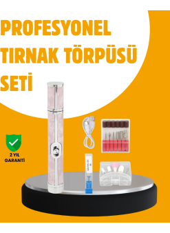 Ergonomik Saplı 20.000 Rpm Hız Kontrollü Manikür Pedikür Makinesi