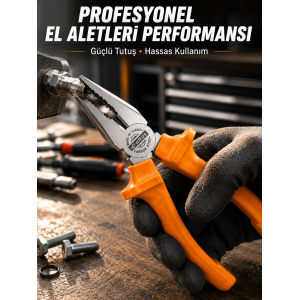 Ergonomik Saplı Hassas Kavrama Dövme Çelik Pense