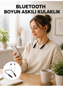Ergonomik Tasarımlı Bluetooth Kulaklık – Gürültü Azaltmalı, Manyetik Yeni Nesil