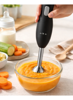 Ergonomik Tasarımlı El Blenderı Paslanmaz Çelik Metal Blender Ayağı