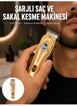 Ergonomik Tasarımlı, Hafif Ve Taşınabilir Profesyonel Tıraş Makinesi Yeni Nesil
