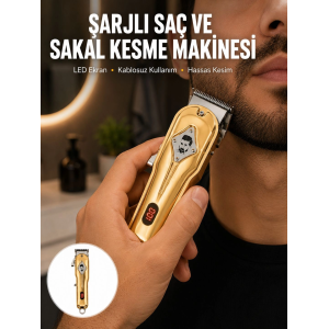 Ergonomik Tasarımlı, Hafif Ve Taşınabilir Profesyonel Tıraş Makinesi Yeni Nesil
