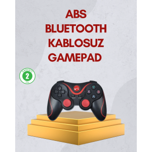 Ergonomik Tasarımlı Kablosuz Bluetooth Gamepad Titreşimli