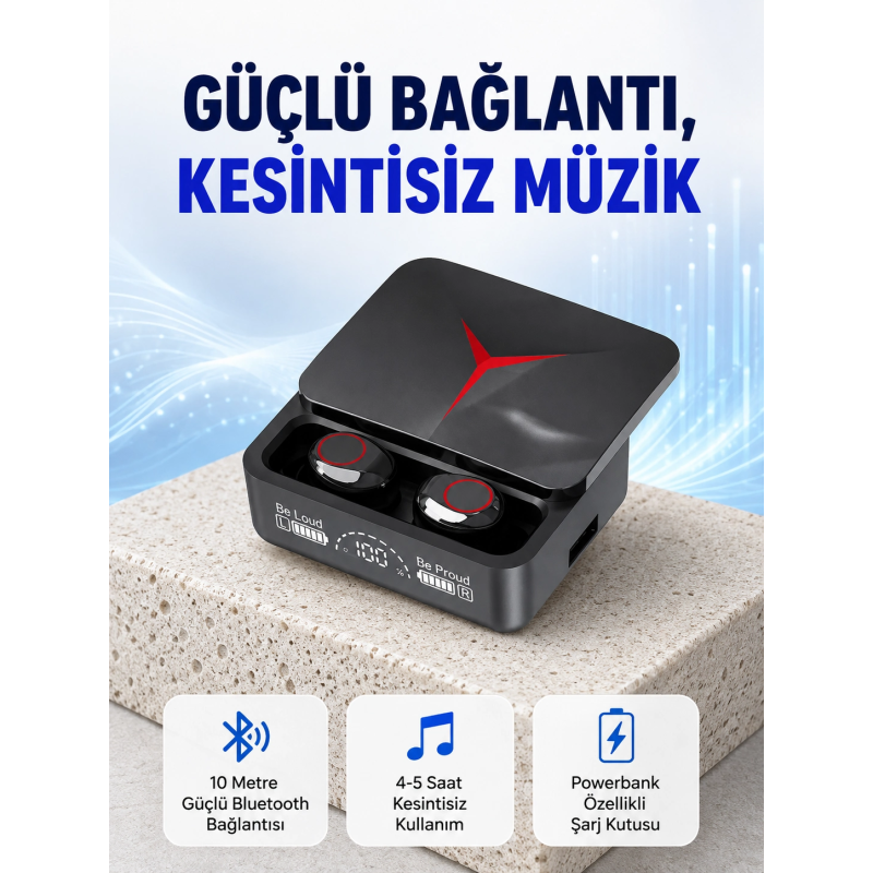 Ergonomik Tasarımlı Kablosuz Bluetooth Kulaklık – Yüksek Ses Performansı Yeni Nesil Ergonomik Tasarımlı Kablosuz Bluetooth Kulaklık – Yüksek Ses Performansı Yeni Nesil