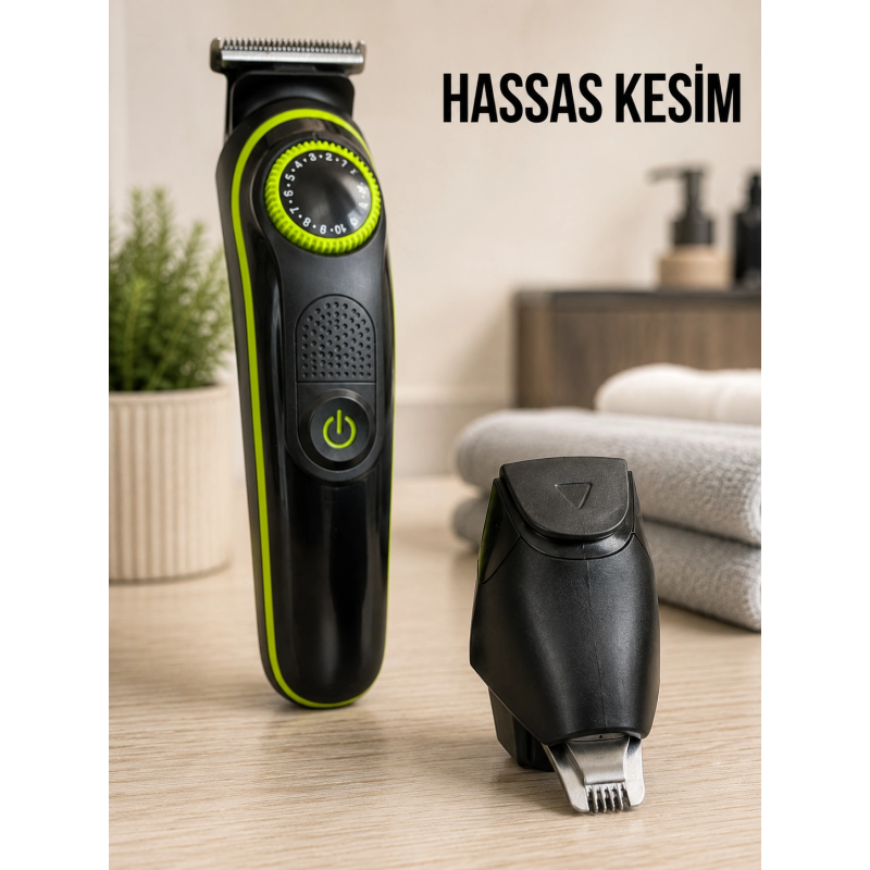 Erkek Bakım Seti 5i 1 Arada 0-10 Mm Ayarlanabilir Çok Fonksiyonlu Tıraş Makinesi Erkek Bakım Seti 5i 1 Arada 0-10 Mm Ayarlanabilir Çok Fonksiyonlu Tıraş Makinesi