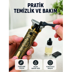 Erkek Bakım Tıraş Makinesi 1500 Mah Lityum Batarya 1 Mm 2 Mm 3 Mm Taraklı