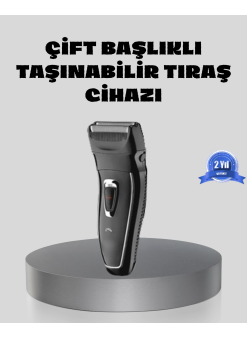 Erkek Tıraş Makinesi Kablosuz Kuru Tıraş Folyo Başlık Yıkanabilir Gövde