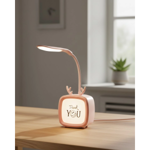 Esnek Gövdeli Led Masa Lambası Taşınabilir Gece Aydınlatması