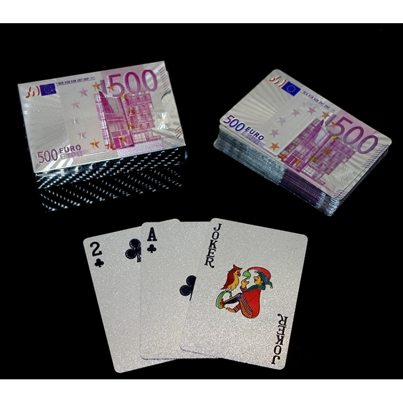 Euro Tasarımlı Gümüş İskambil Oyun Kartı Alk2812 Euro Tasarımlı Gümüş İskambil Oyun Kartı Alk2812